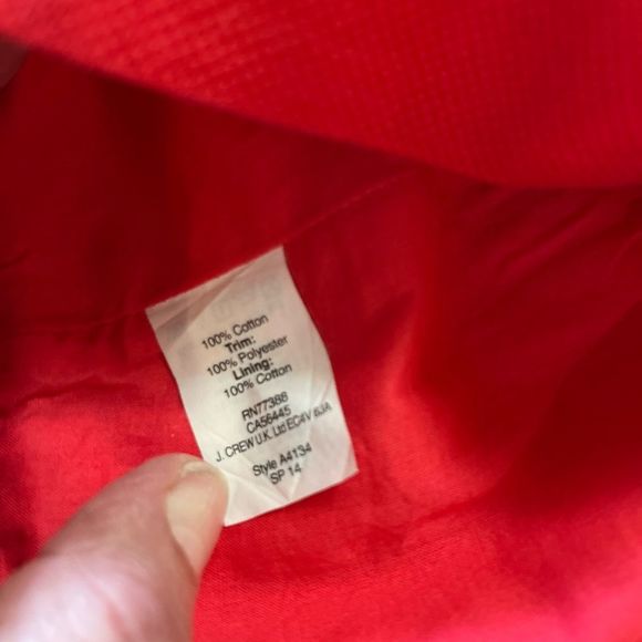 J Crew Bright Pink Daisy Crochet Overlay Mini Pencil Skirt Lined - Picture 8 of 9